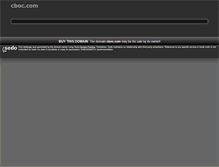 Tablet Screenshot of cboc.com